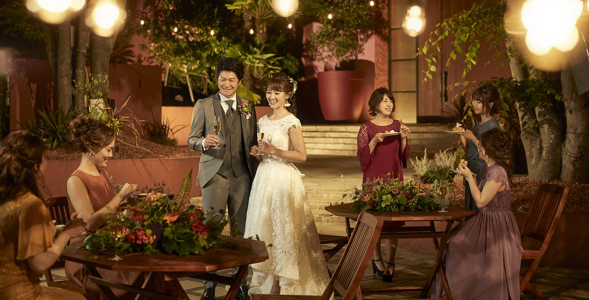 ナイトガーデンウェディング